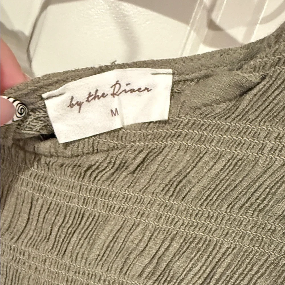 Chic Olive Long Sleeve Dress - Picture 4 of 8